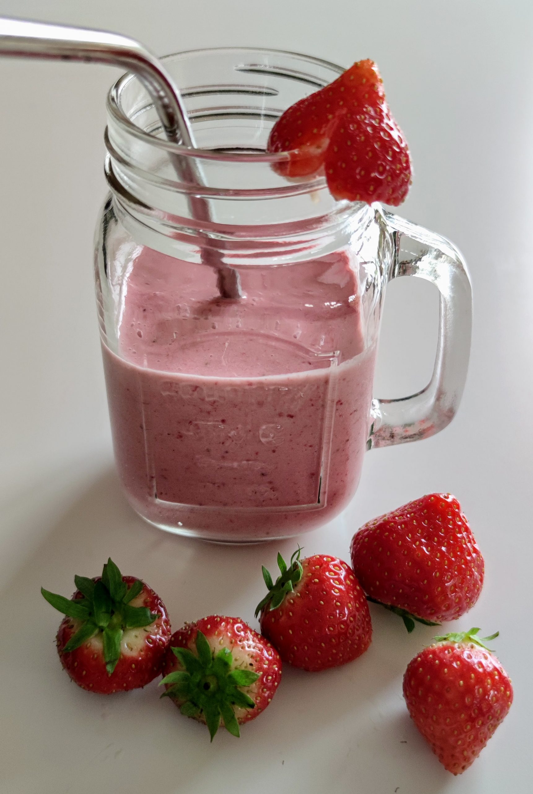 Erdbeer-Vanille-Milchshake