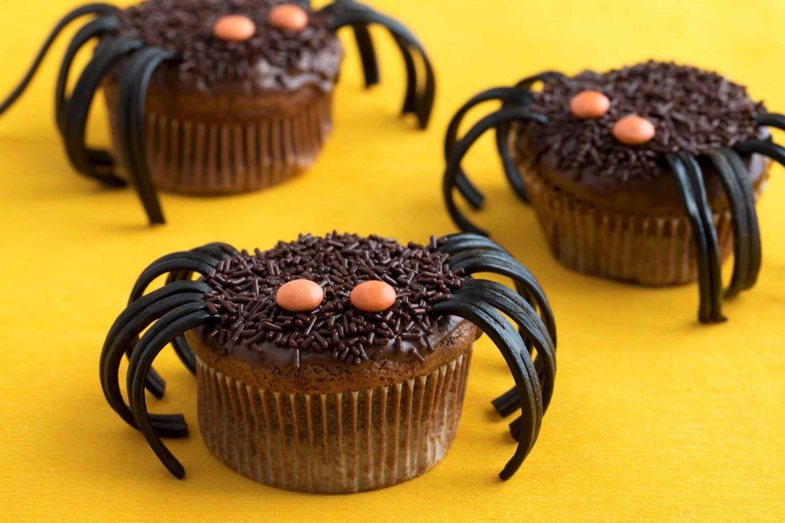 Spinnenmuffins Halloween - Muddis kochen